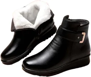 Snow Boots for Women Waterproof Slip On Warm Boots for Ladies Snow Boots Womens Winter Ankle Boots Ladies Womens Snow Boot Ankle Boots for Women Knee High Snow Booties Men