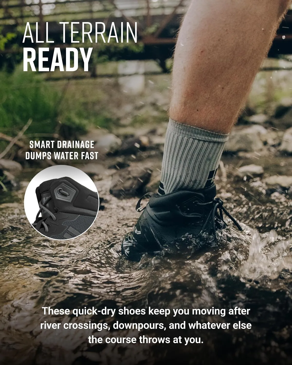 Speed Ruck - Rucking Black Tactical Boots Men and Women, Military Boots Men, Combat Boots Men, Tactical Shoes for Men, Men's Military & Tactical Boots