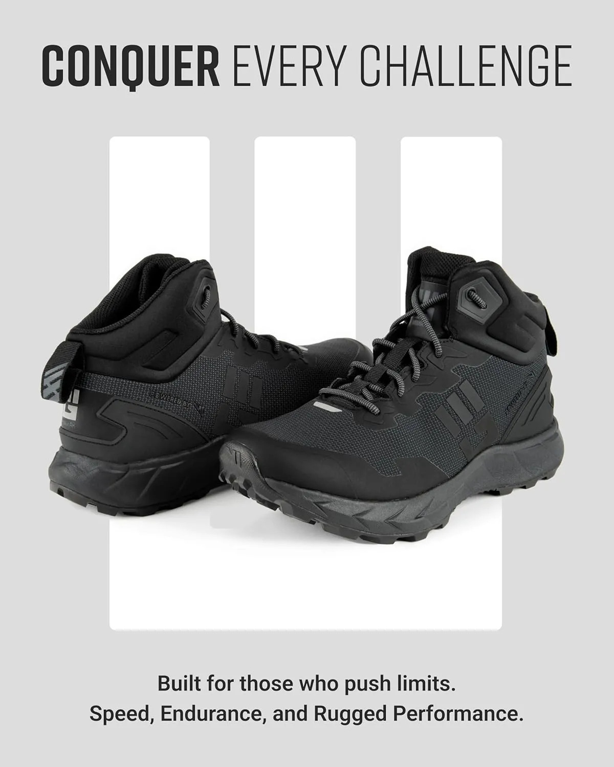 Speed Ruck - Rucking Black Tactical Boots Men and Women, Military Boots Men, Combat Boots Men, Tactical Shoes for Men, Men's Military & Tactical Boots