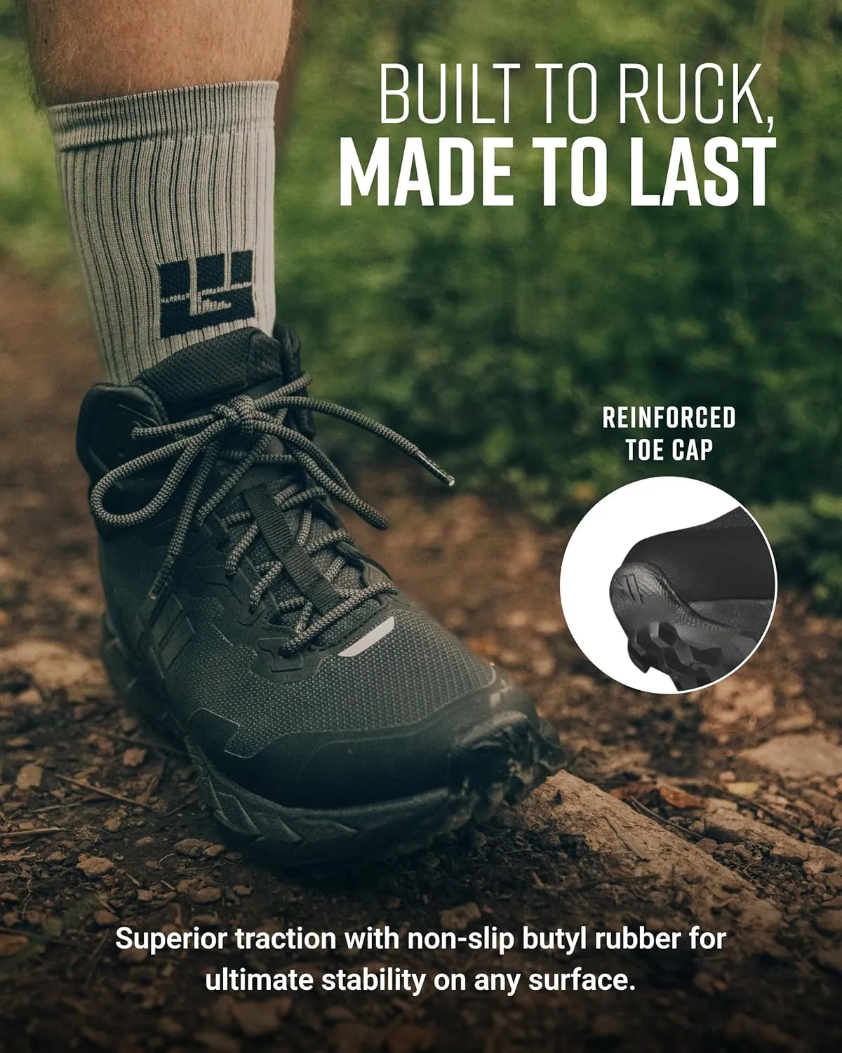 Speed Ruck - Rucking Black Tactical Boots Men and Women, Military Boots Men, Combat Boots Men, Tactical Shoes for Men, Men's Military & Tactical Boots
