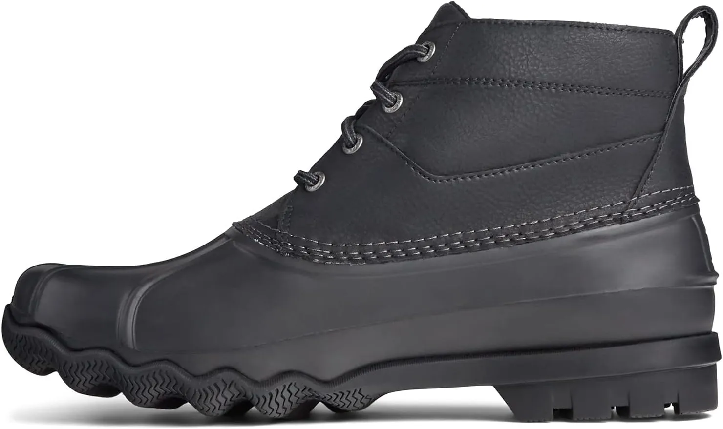 Sperry Mens Brewster Low Duck Casual Boots Ankle - Black, Brown