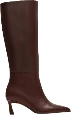 Steve Madden Women's Lavan Knee High Boot, Brown Leather, 10