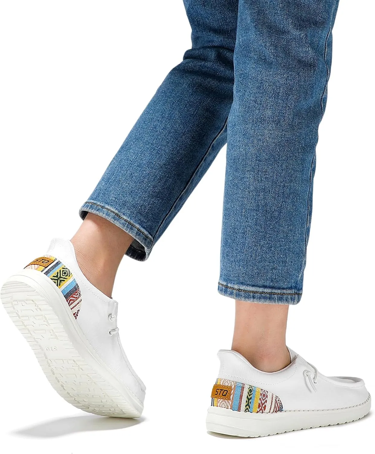 STQ Women Slip on Maternity Shoes丨Orthopedic Plantar Fasciitis Relief Ultralight Sneakers