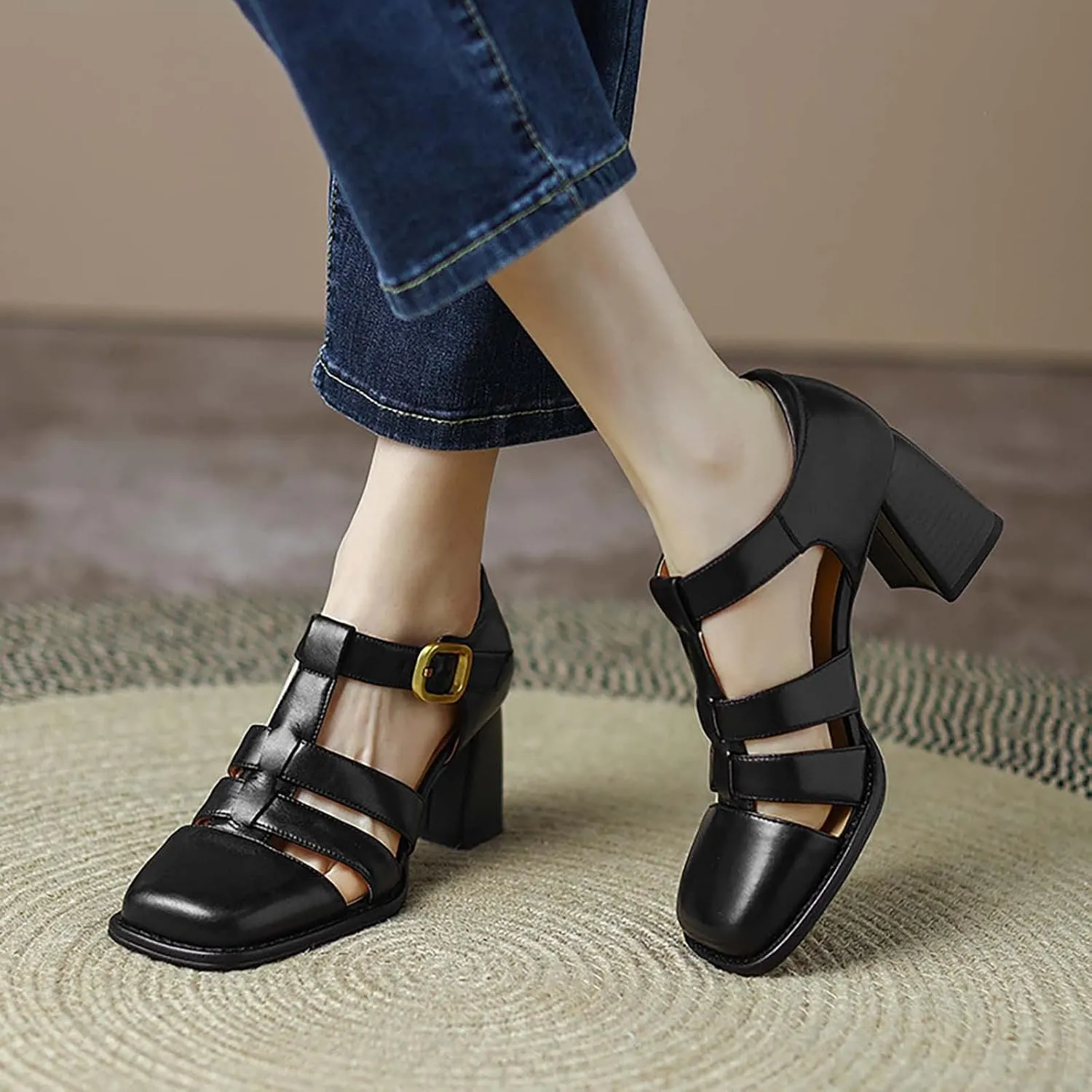 Strappy Heels Womens Sandals Open Toe Strappy Sandals Black Dress Shoes Women Women's Lace Up Heeled Sandals
