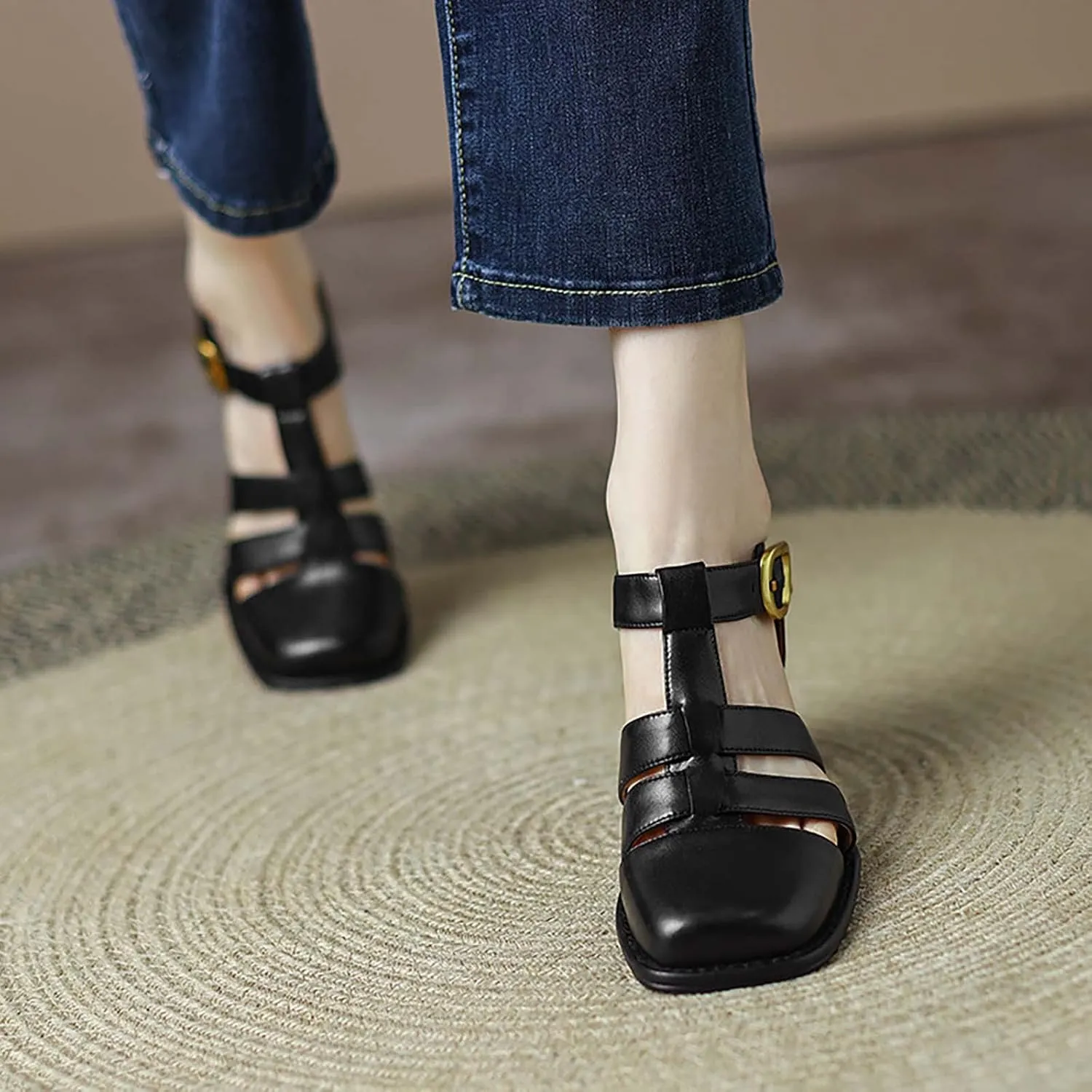 Strappy Heels Womens Sandals Open Toe Strappy Sandals Black Dress Shoes Women Women's Lace Up Heeled Sandals