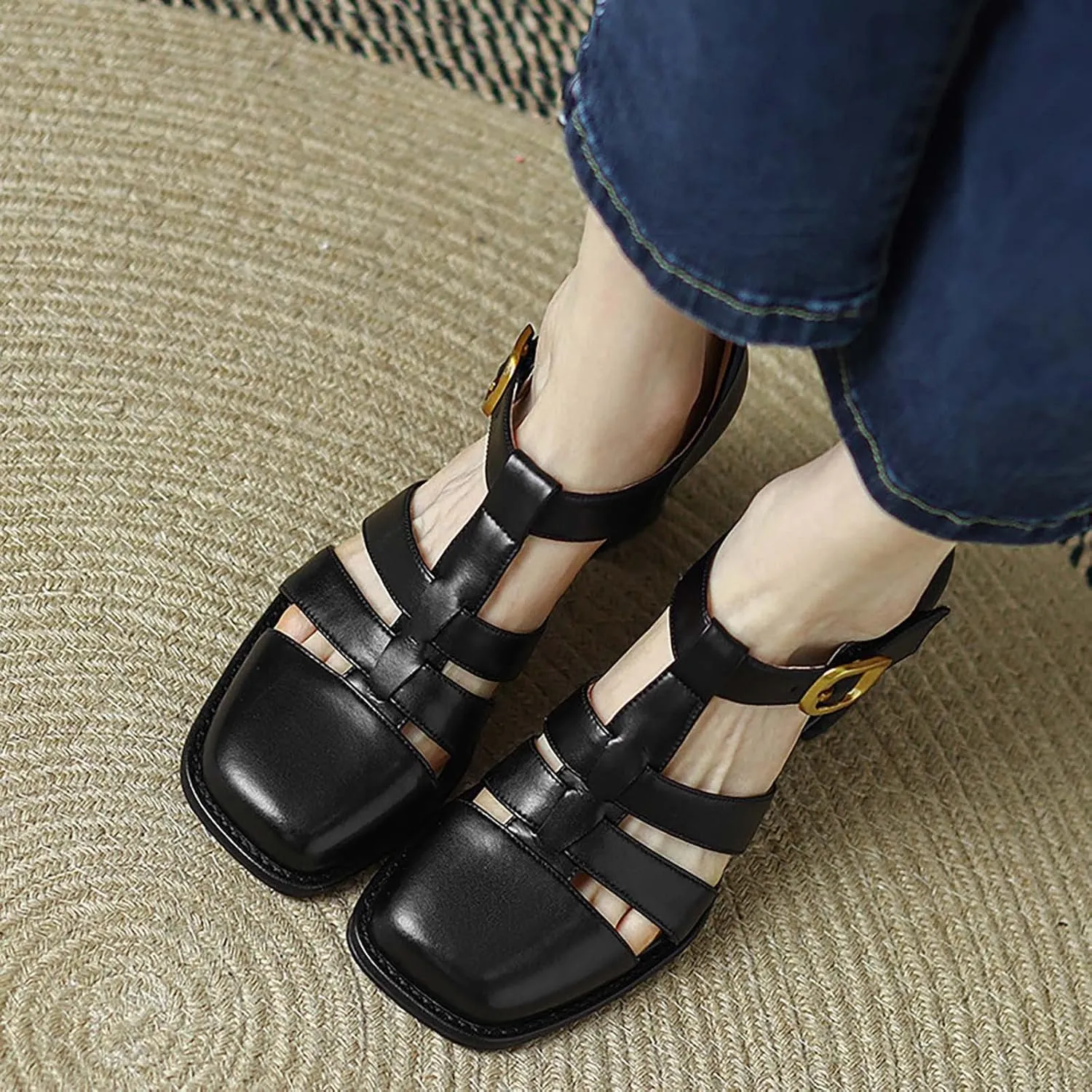 Strappy Heels Womens Sandals Open Toe Strappy Sandals Black Dress Shoes Women Women's Lace Up Heeled Sandals