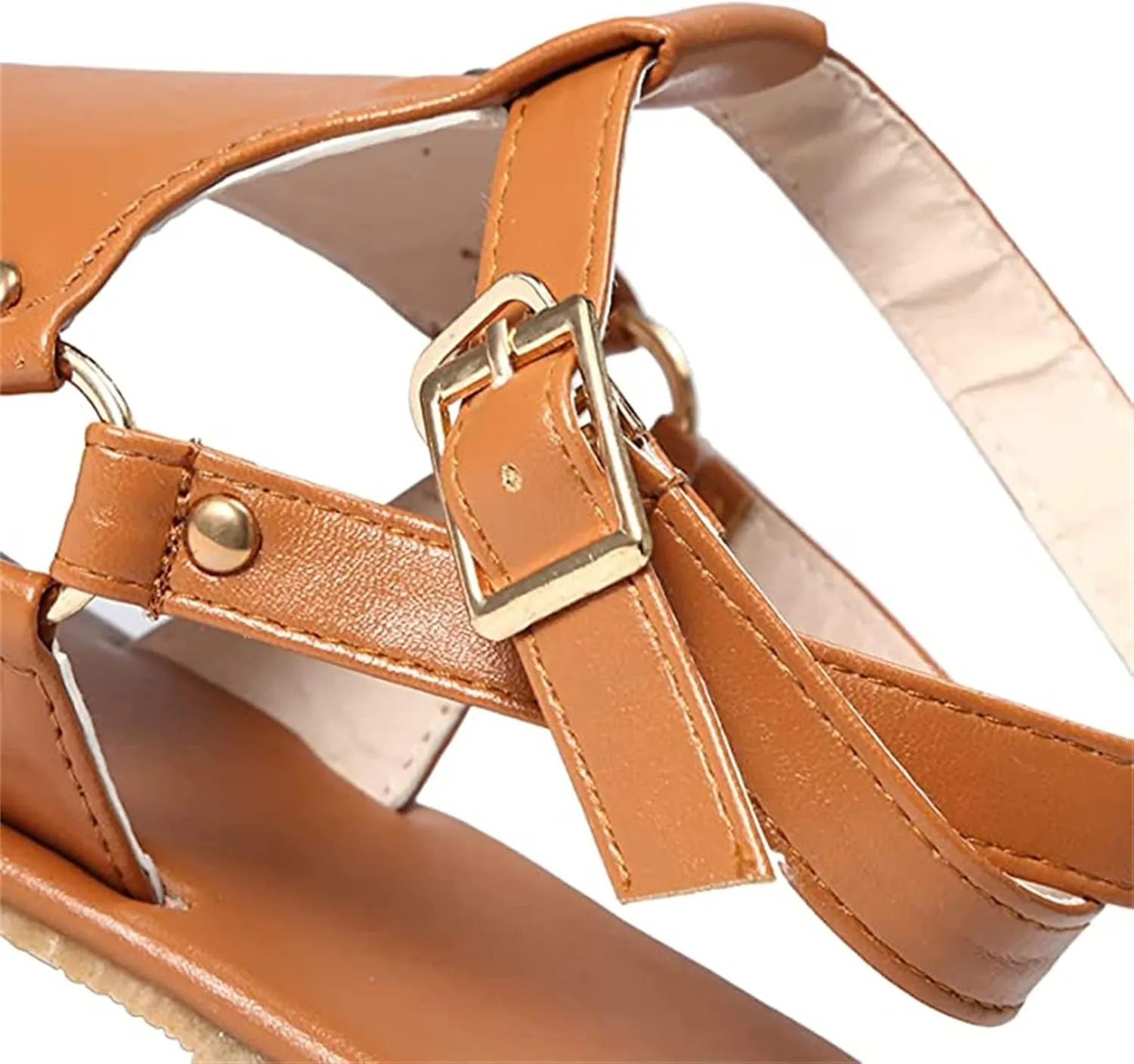 Summer Sandals For Women,Women Strappy Flat Sadals Flat Dressy Flip-Flops Clip Toe T-Strap Gladiator Thong Beach Sandals