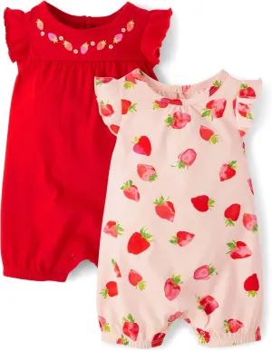 The Children's Place baby-girls And Toddler Everyday Summer Rompers