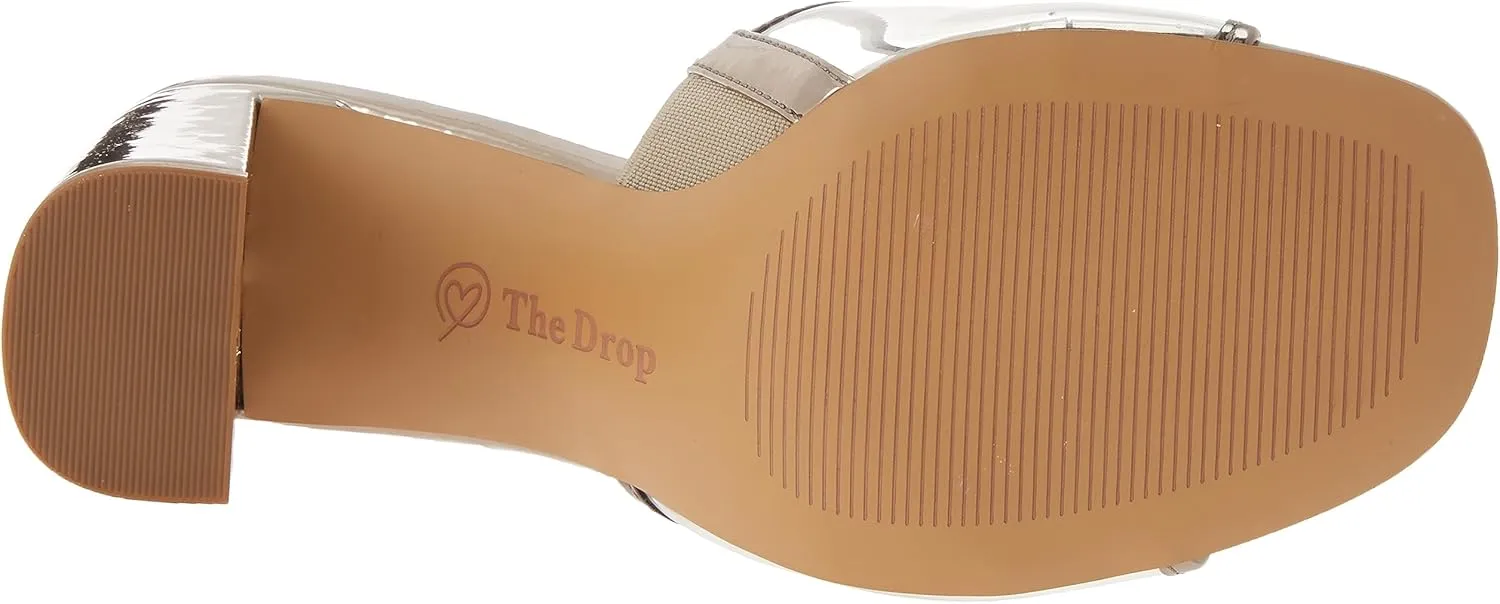 The Drop Women's Pattie High Block-Heeled Mule Sandal