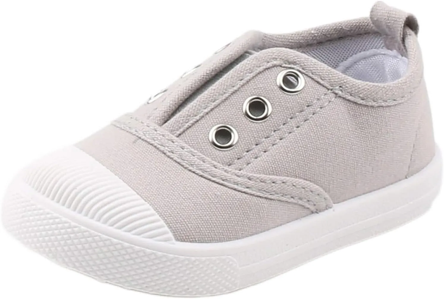 Toddler Girls Boys Canvas Shoes Lightweight Breathable Sneakers Washable Strap for Walking