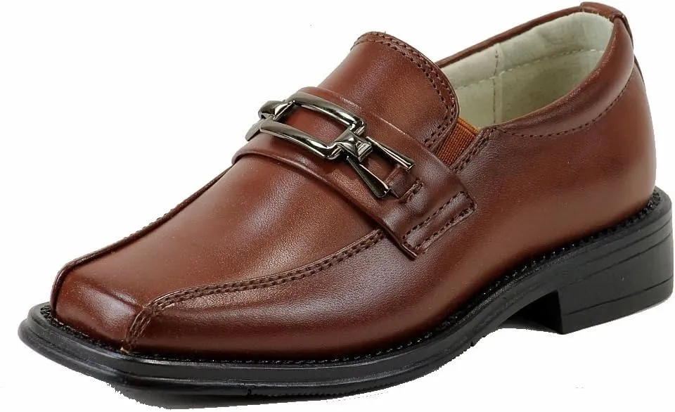 Toddler Performance Loafer Brown School Uniform Shoes 13-Little Kid