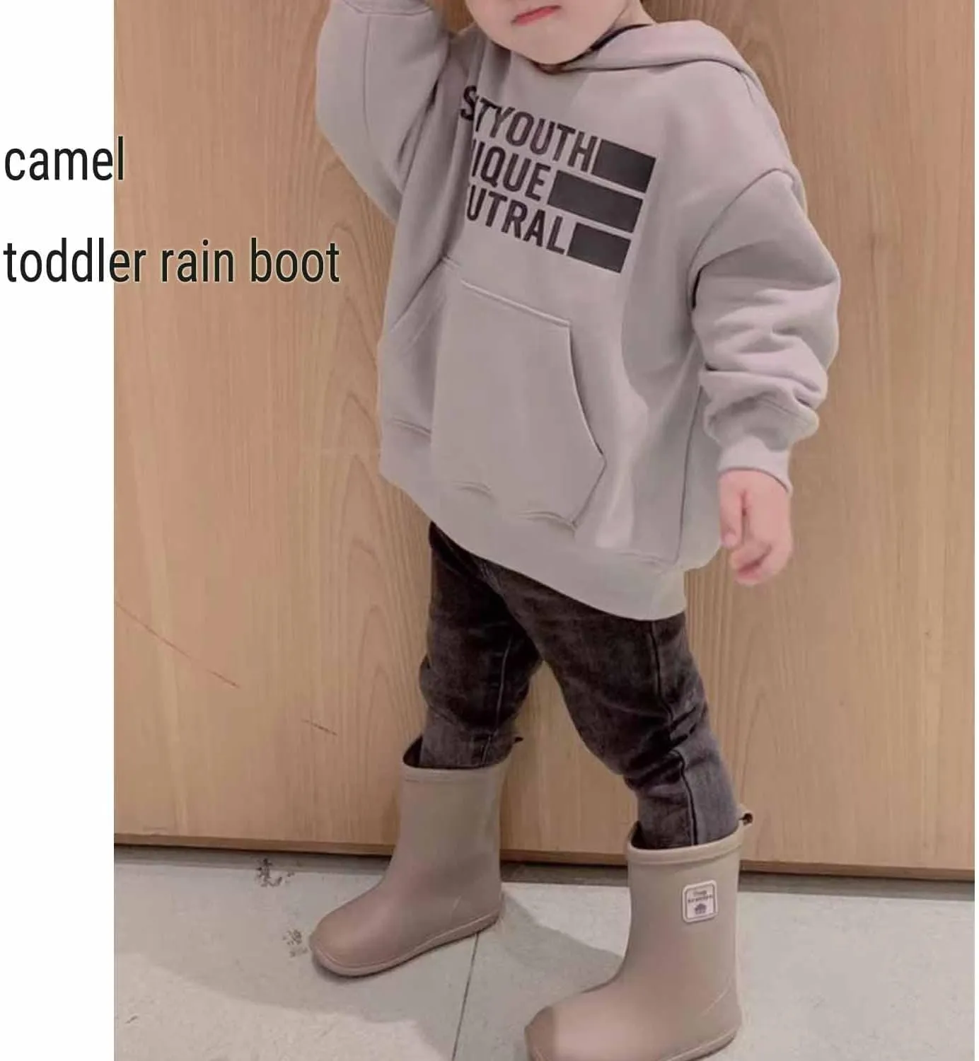 Toddler Rain Boots for Boys Girls Baby Rain boot Lightweight Kids Rain Boots Infant Rainboots 1-6 Years