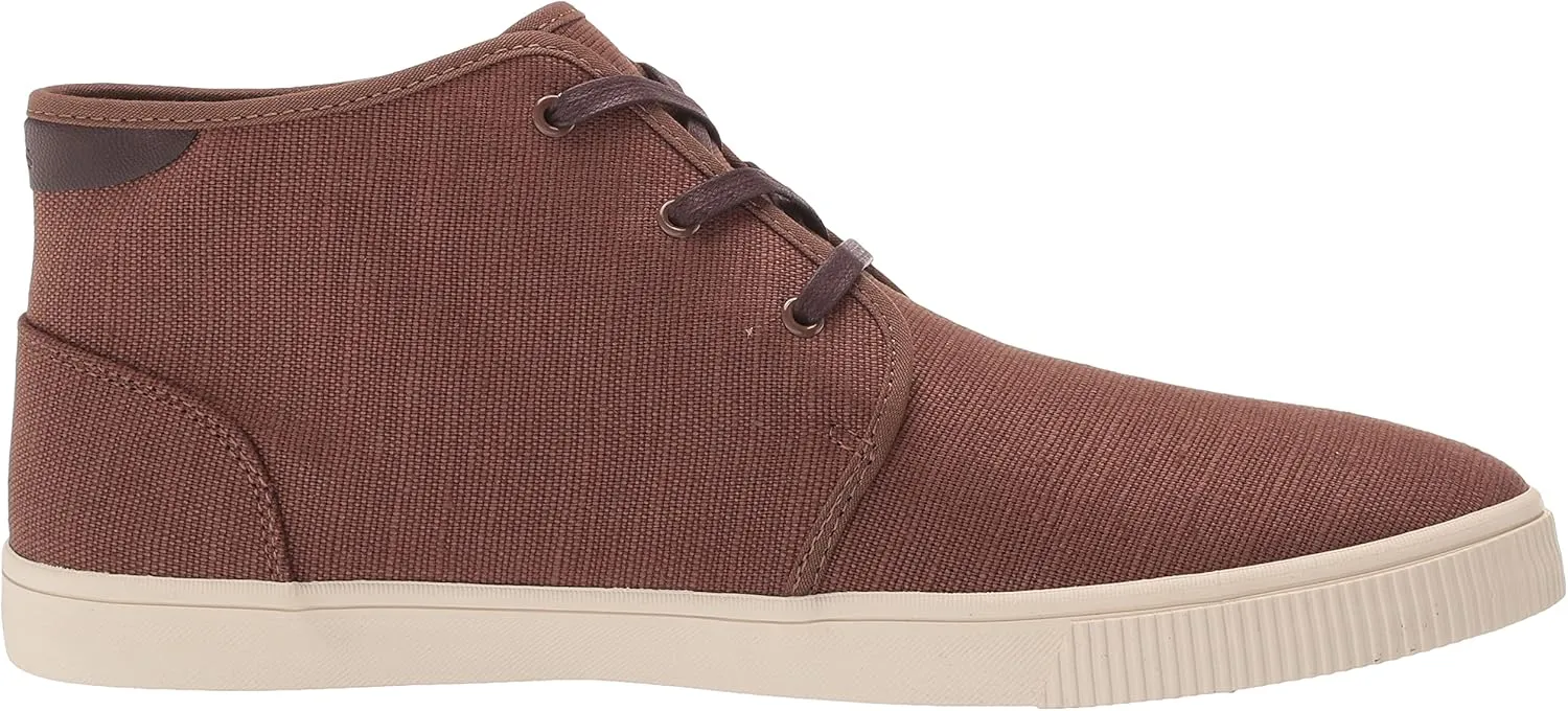 TOMS Mens Carlo Mid Sneakers Shoes - Brown