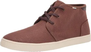 TOMS Mens Carlo Mid Sneakers Shoes - Brown