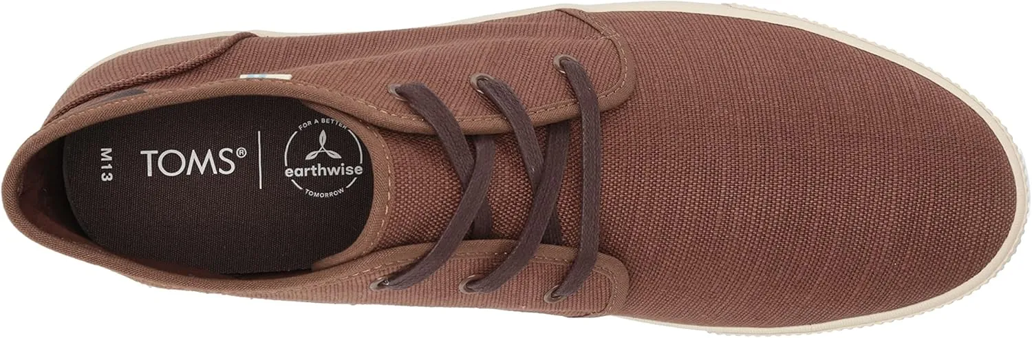 TOMS Mens Carlo Mid Sneakers Shoes - Brown