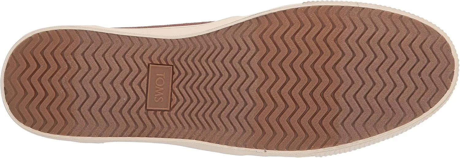 TOMS Mens Carlo Mid Sneakers Shoes - Brown