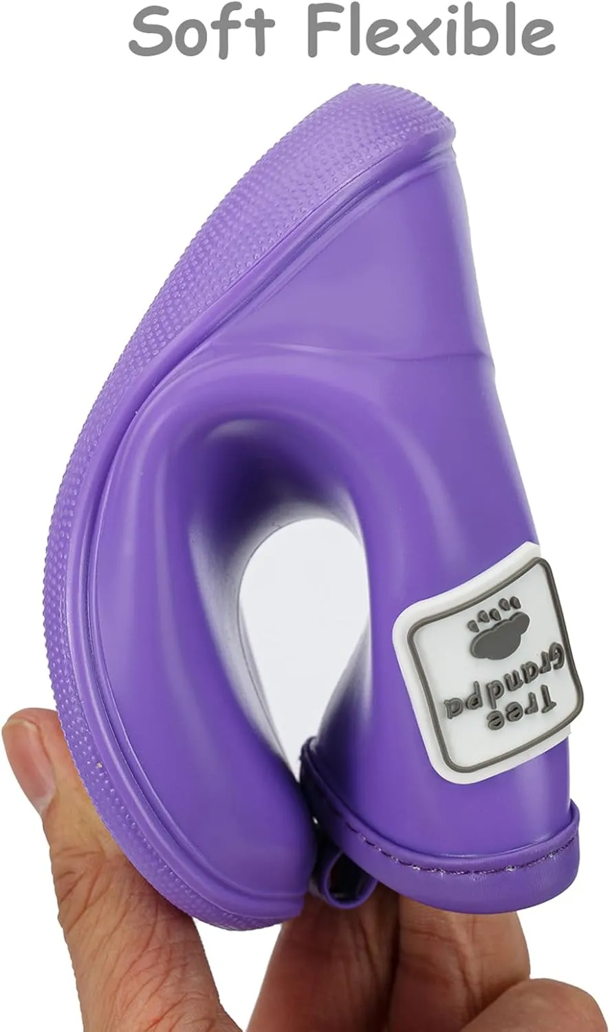 Tree Grandpa Toddler Rain Boots for Boys Girls Waterproof Baby Kids Rain Boots With Easy-on