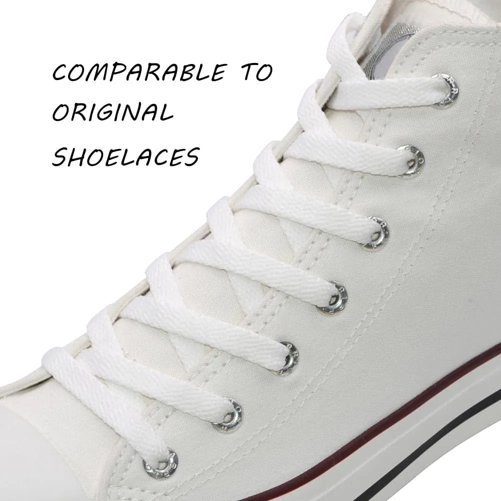 VSUDO Flat Shoe Laces for Sneakers, Shoelaces for Sneakers, Athletic Shoelaces