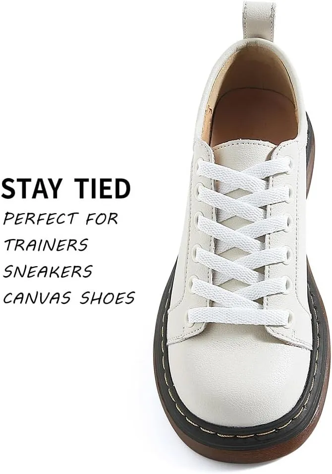 VSUDO Flat Shoe Laces for Sneakers, Shoelaces for Sneakers, Athletic Shoelaces
