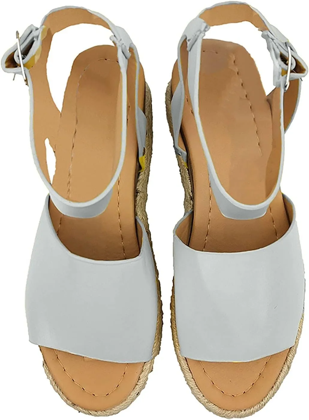 Wedge Sandals for Women Open Toe Buckle Strap Ankle Boots Vintage Hollow Out Platform Sandals Summer Casual Shoes