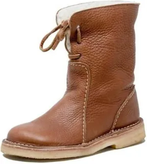 Winter Boots For Women 2024 Snow Boots Mid Calf Fur Lined Warm Outdoor Insulated Comfortable Short Ankle Booties