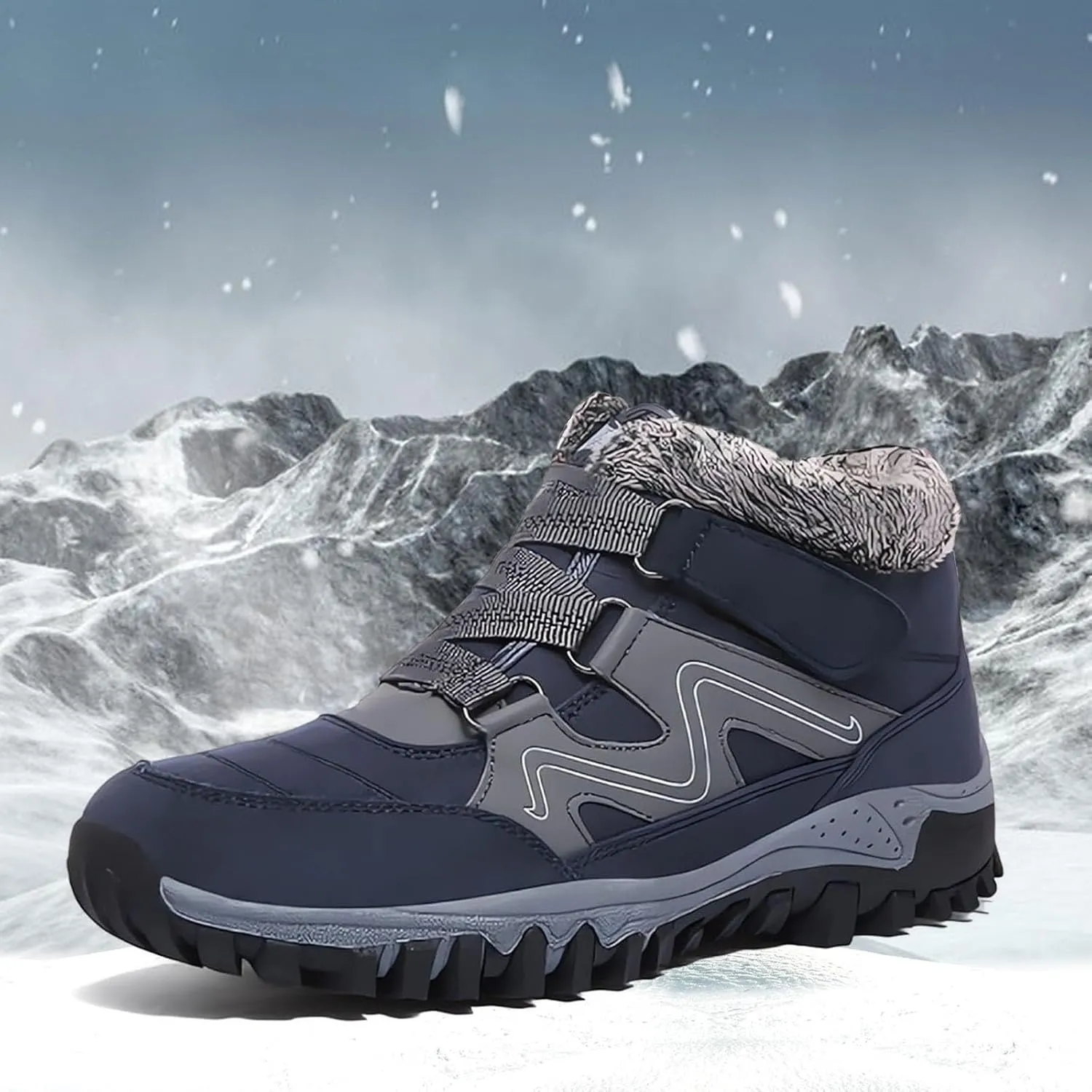 Women Boots Winter Black Ladies Snow Boots Winter Shoes Womens Snow Boots Winter Warm Ankle Boots Plush Lined Snow Boot Barefoot Shoes Women Mens Winter Booties