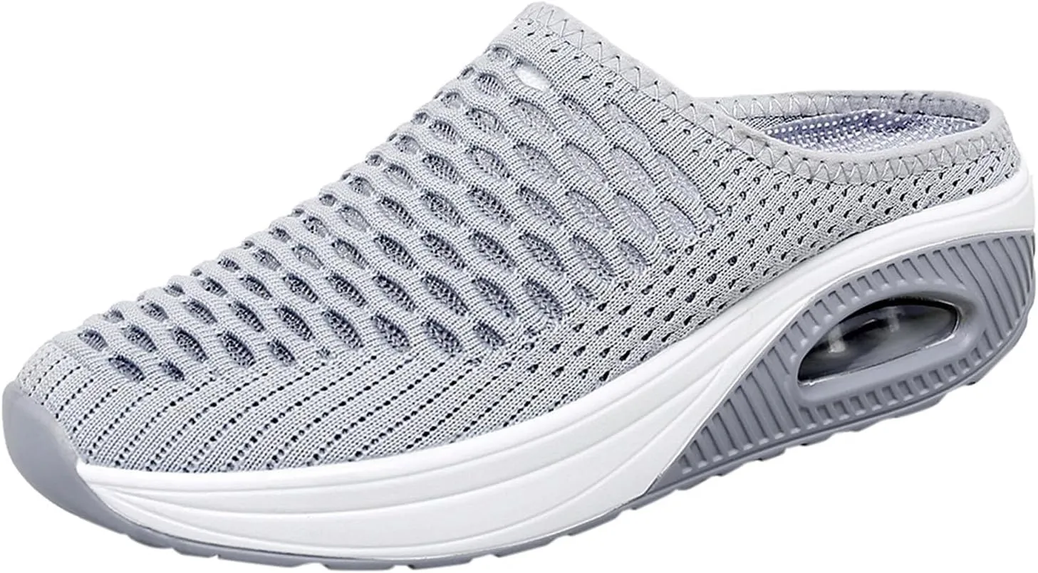 Women Breathable Shoes Casual Shoes Unisex Lightweight Mesh Work Shoes Sporty Breathable Slip Work Trainers Sandals Women 6