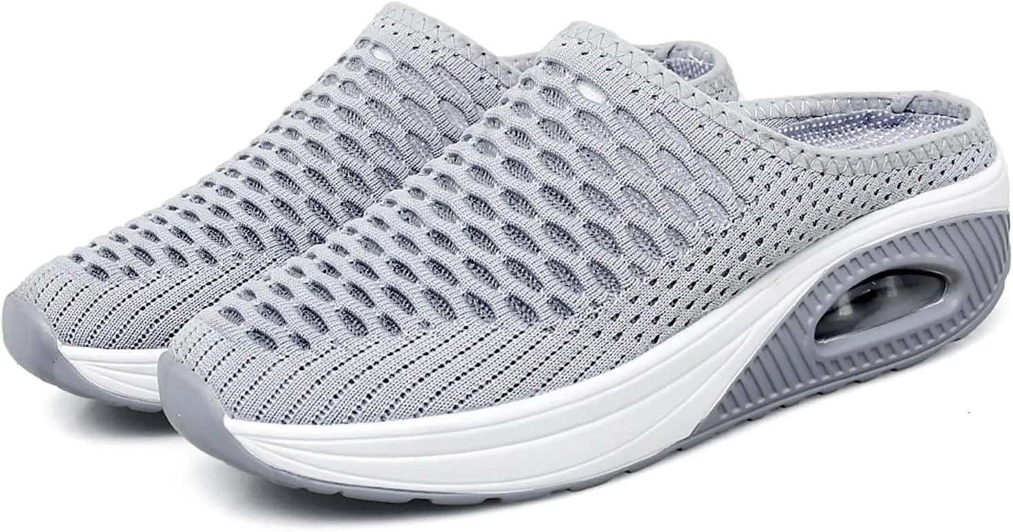 Women Breathable Shoes Casual Shoes Unisex Lightweight Mesh Work Shoes Sporty Breathable Slip Work Trainers Sandals Women 6