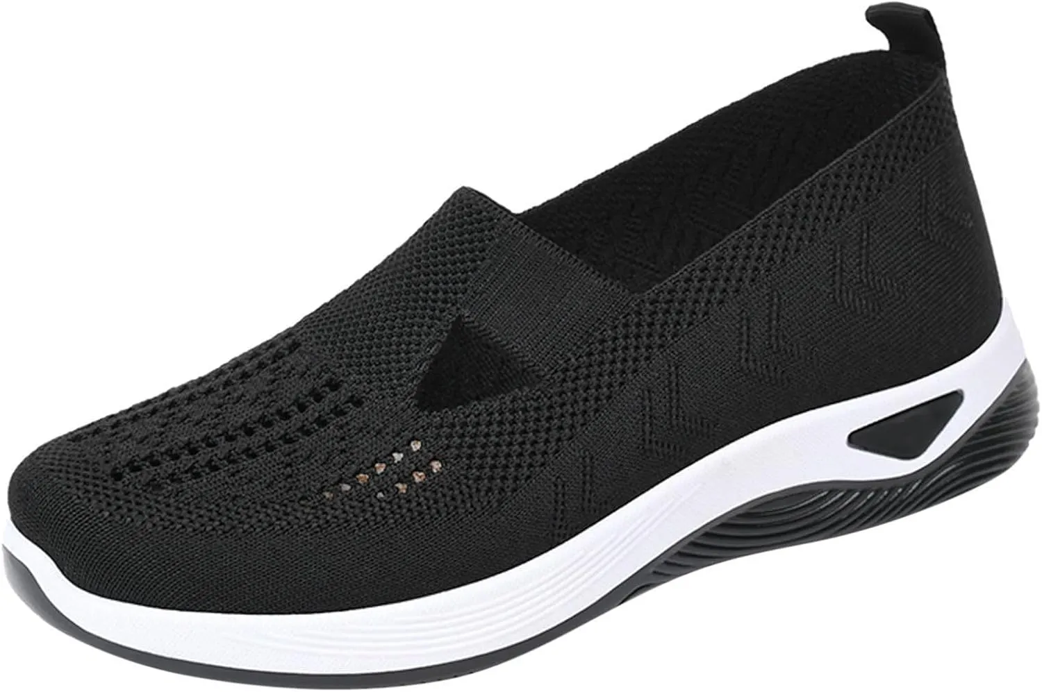 Women Casual Slip On Shoes Comfortable Walking Sneakers Lightweight Canvas Flats Non Slip Breathable Loafers