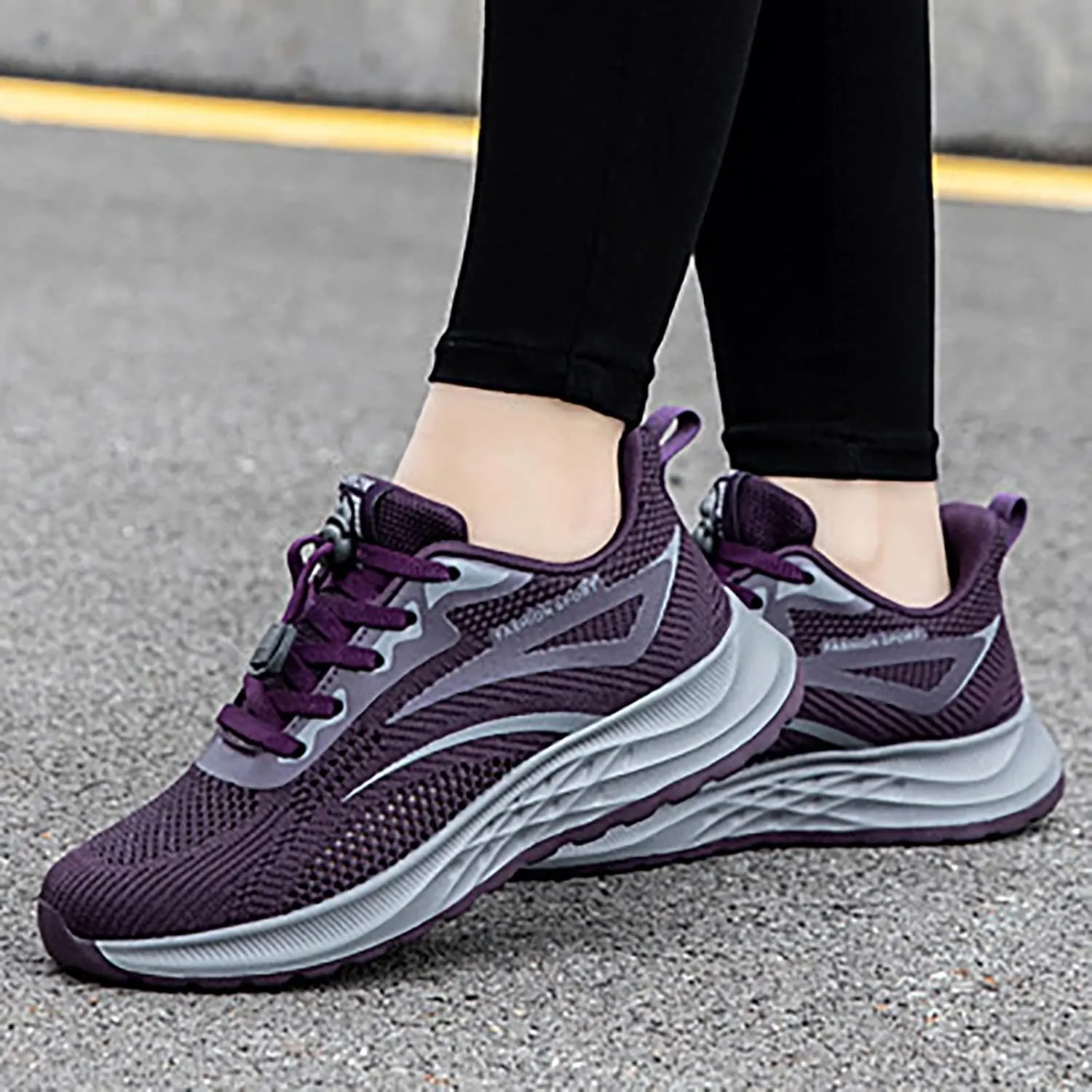 Women Comfortable Slip On Shoes Casual Walking Sneakers Lightweight Canvas Flats Non Slip Breathable Loafers
