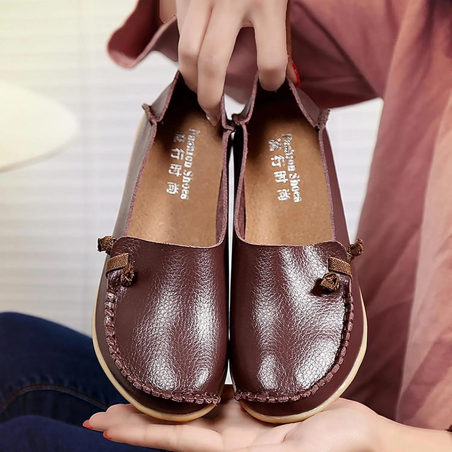 Women Shoes Casual Dress Sneakers Men Wide Women's Loafers & Slip-Ons Comfortable and Soft Lightweight Womens Christmas Shoes Comfortable & Lightweight