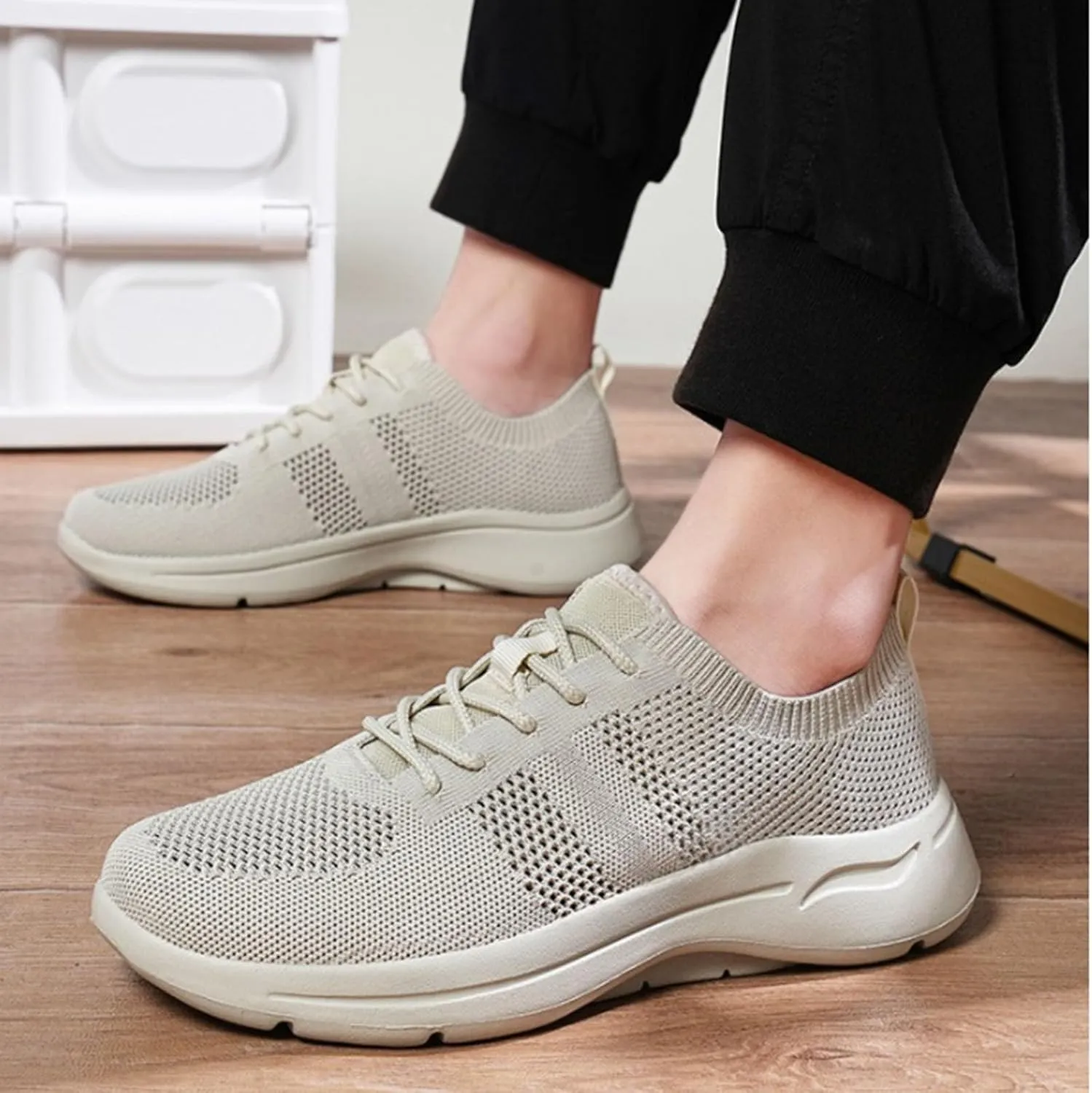 Women Walking Shoes Sock Sneakers Slip-On Breath Mens Dress Shoes Arch Support Casual Shoes for Fall Fashion Sneakers Waterproof Tennis Shoe Loafers Dress Shoe