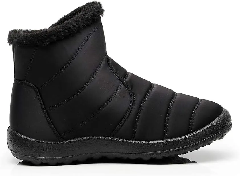 Women Winter Boots Waterproof Short Snow Boots Ladies Womens Snow Boots Winter Fur Lined Ankle Boot Snow Boot for Women Short Platform Boots Men Mens Snow Booties