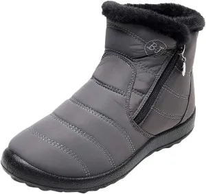 Women Winter Boots Waterproof Short Snow Boots Ladies Womens Snow Boots Winter Fur Lined Ankle Boot Snow Boot for Women Short Platform Boots Men Mens Snow Booties