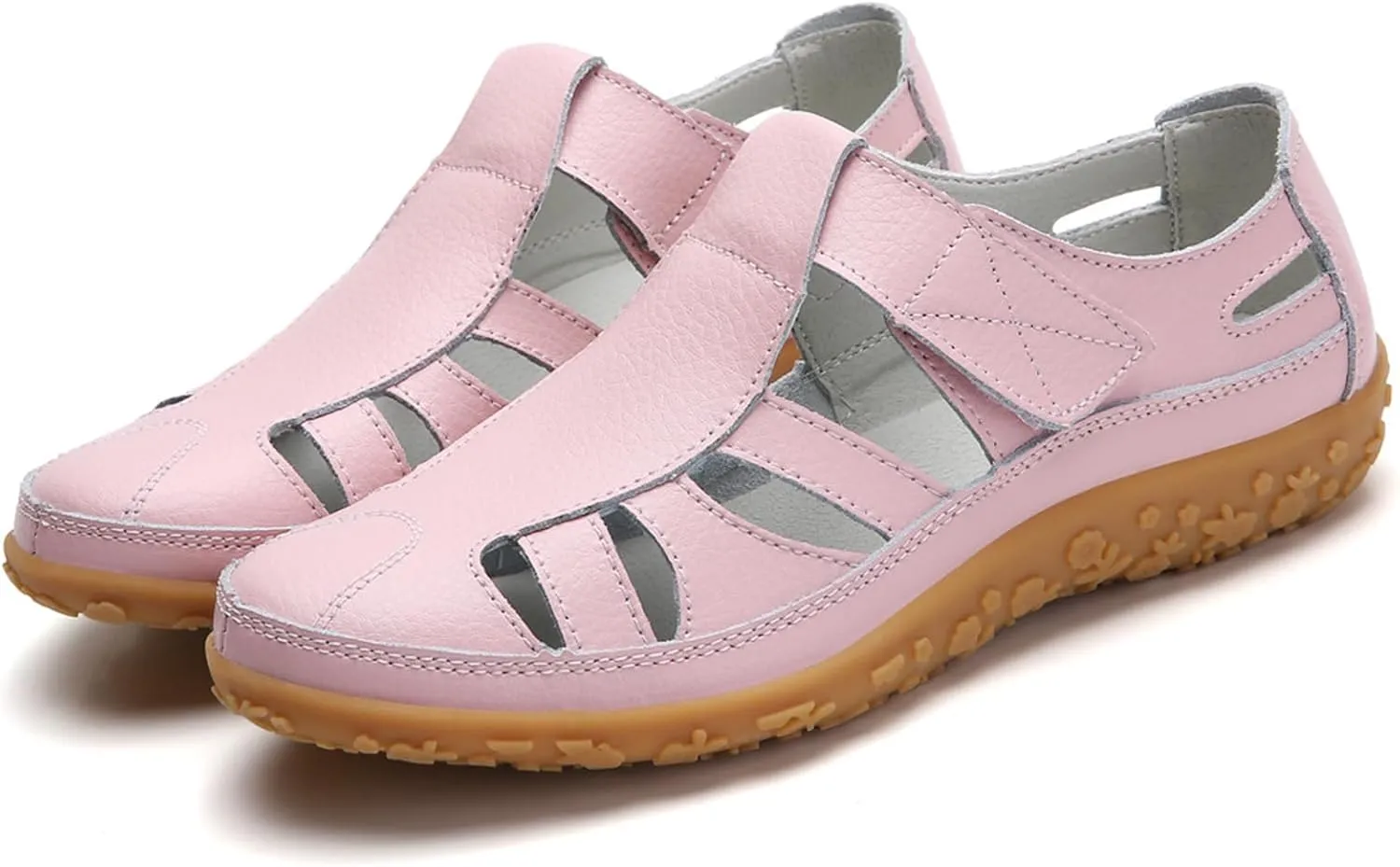 Women's Boho Gladiator Wedge Sandals 2025 Adjustable Ankle Strap Hook and Loop Closure Cushioned Leather Insole Non-Slip Sole for Summer Beach Vacations Outdoor Adventures Casual Shoes 2025