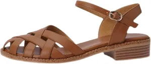 Womens Braided Flat Sandal Cute Woven Strappy Closed Toe Shoes Casual Summer Comfort 2025 New