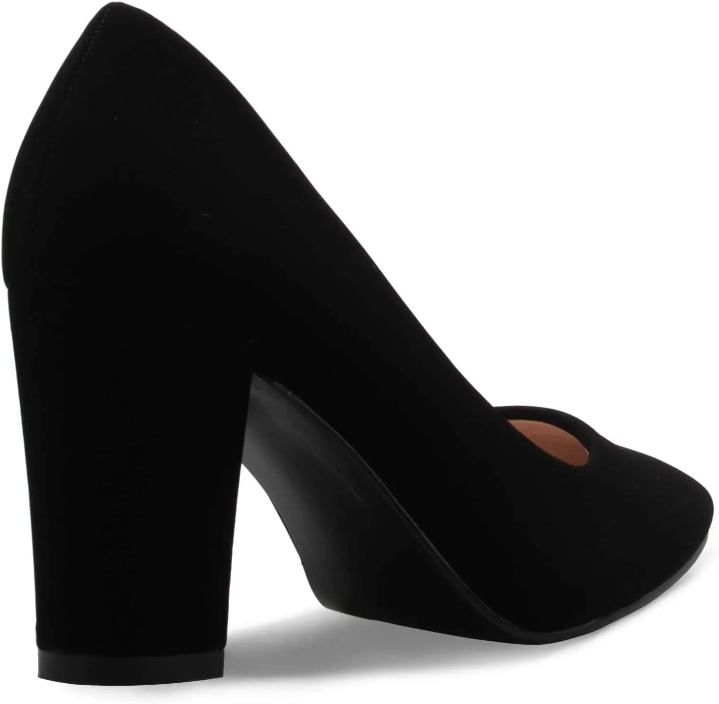 Women's Classic Pointed-Toe Elegant Pumps Low Block Heel - Adorable, Comfortable