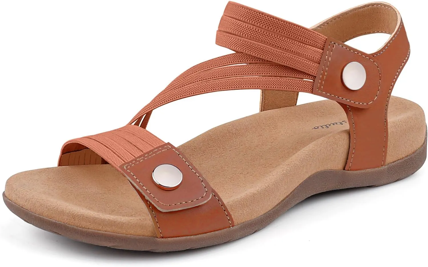 Women's Comfort Orthopedic Sandals with Arch Support Summer Walking Casual Flats Shoes