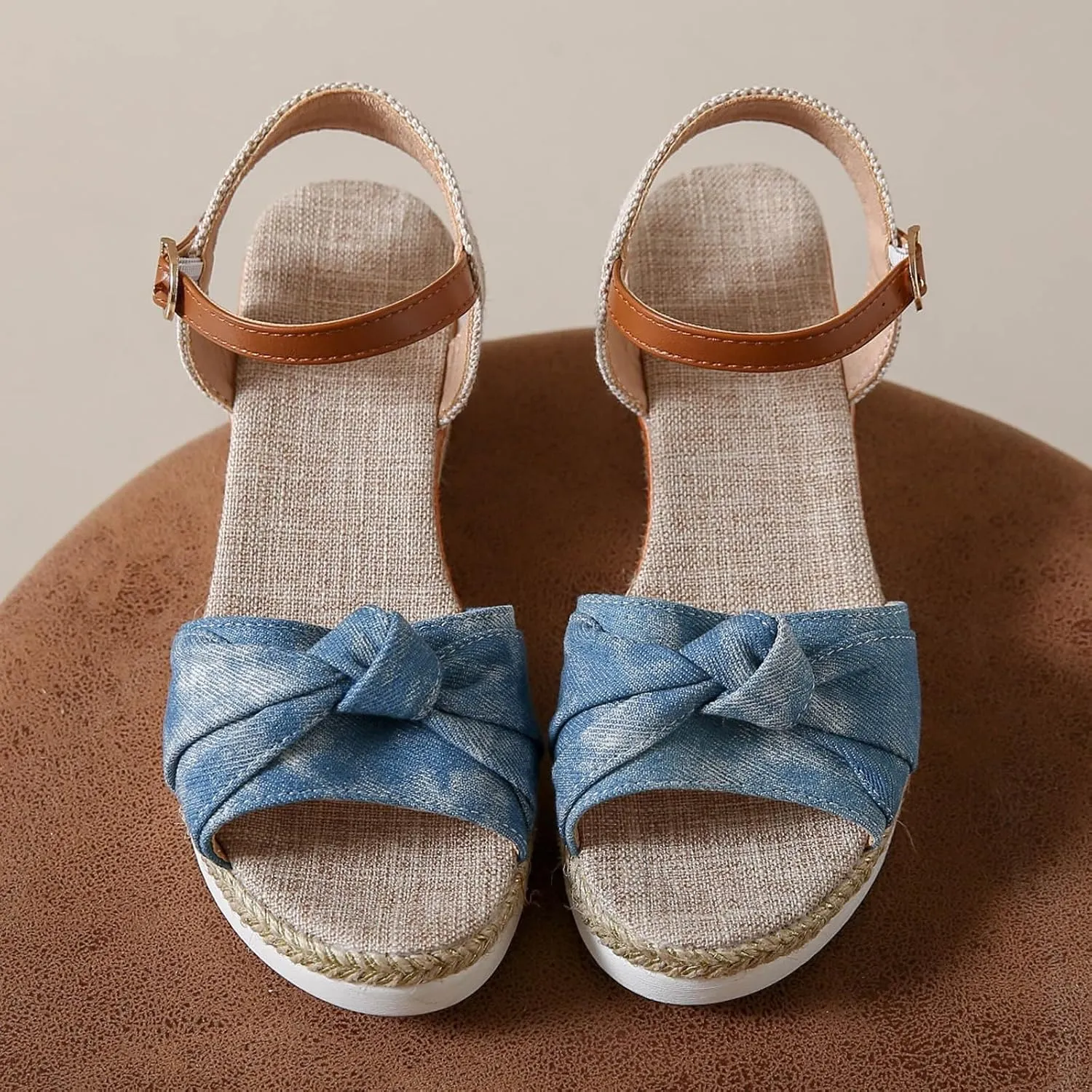 Womens Wedge Sandals Comfortable Summer Platform Casual Dress Women Sandal Espadrille Dressy Wedge Sandals