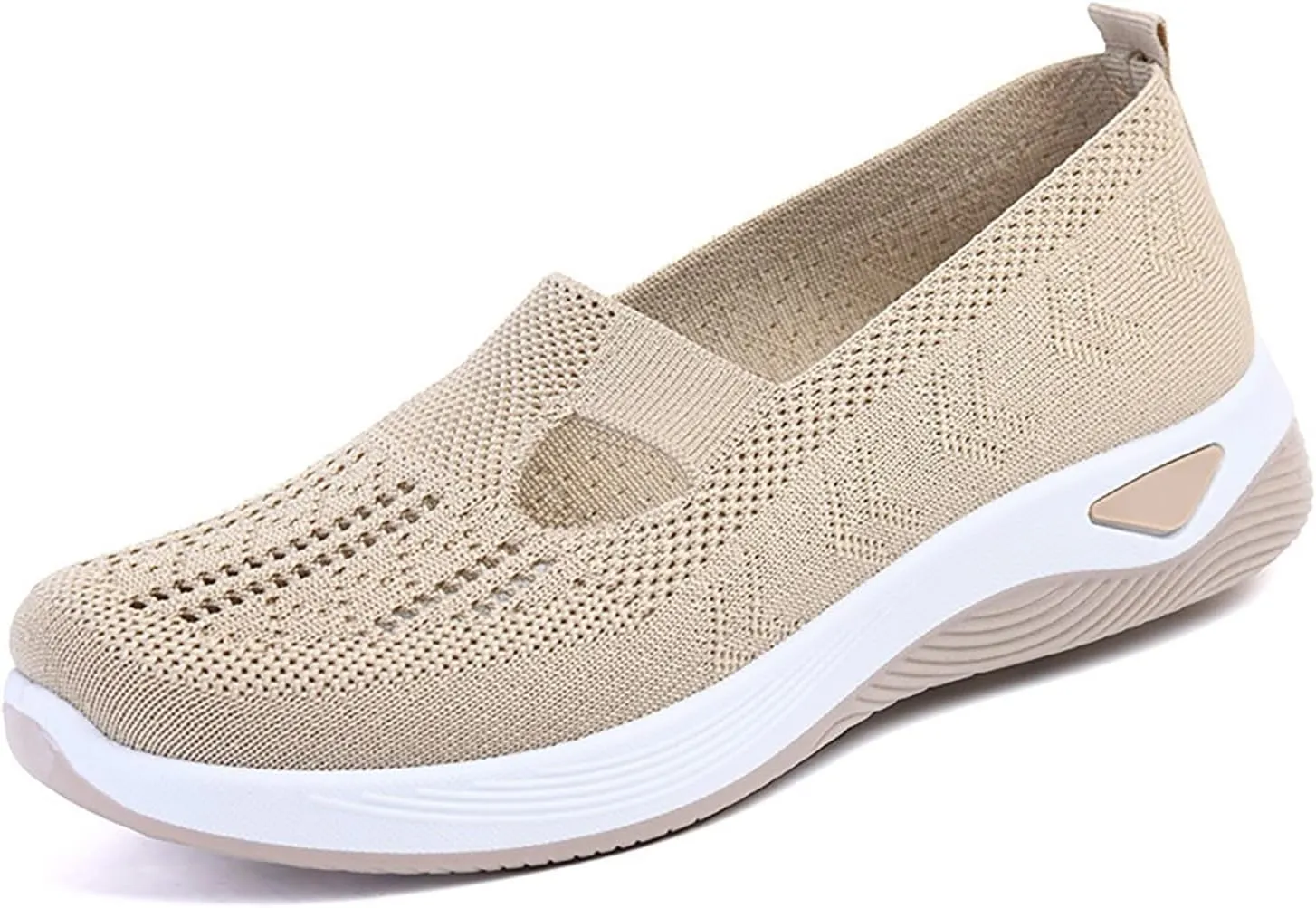 Women's Woven Orthopedic Breathable Soft Shoes Running Shoes for Women Comfortable Business Casual Shoes Chunky Sneakers Steel Toe Tennis Shoe Loafers Casual Slip On