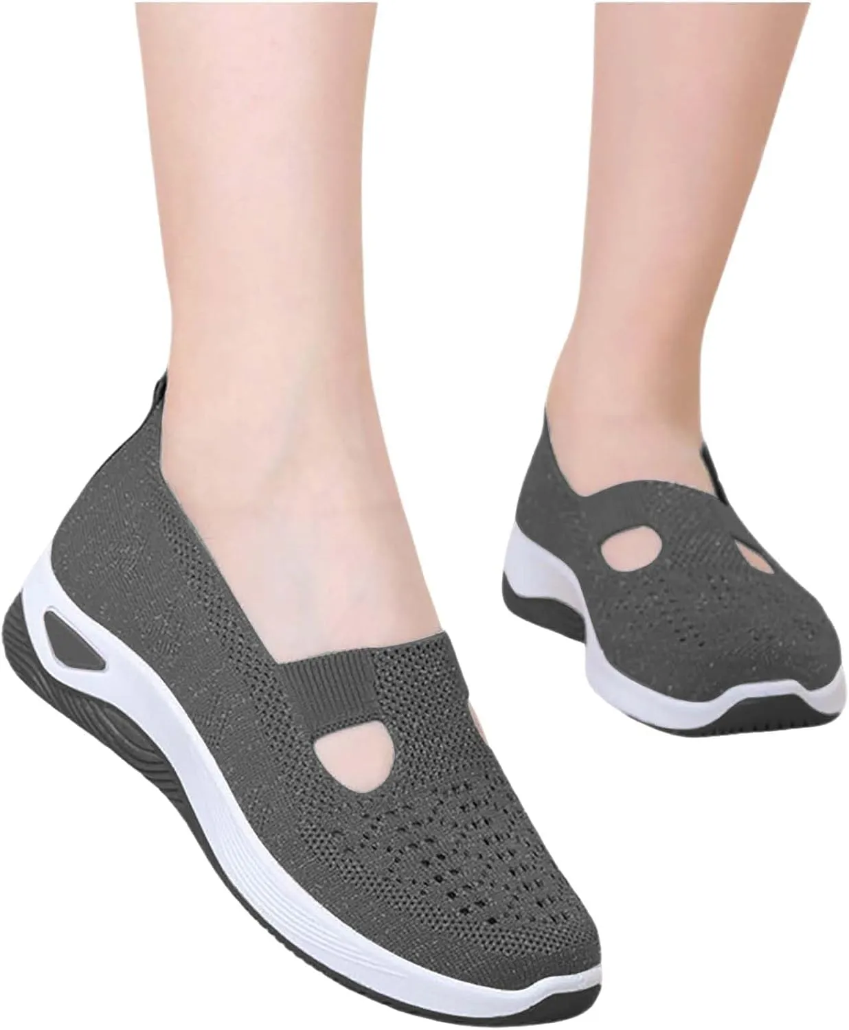 Women's Woven Orthopedic Breathable Soft Shoes Running Shoes for Women Wide Women Casual Shoes Shoes Sneakers Brown Tennis Shoe Loafers Dress Shoe