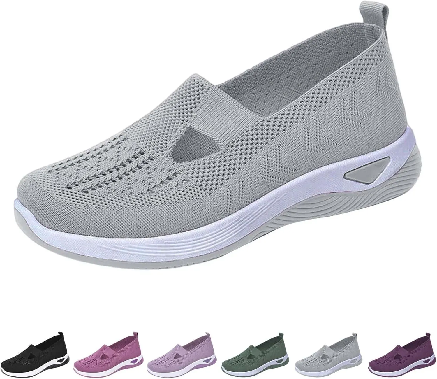 Women's Woven Orthopedic Breathable Soft Sole Non Slip Work Shoes Women Walking Men Casual Shoes Women Shoes Sneakers Black Tennis Shoe Loafers Shoe
